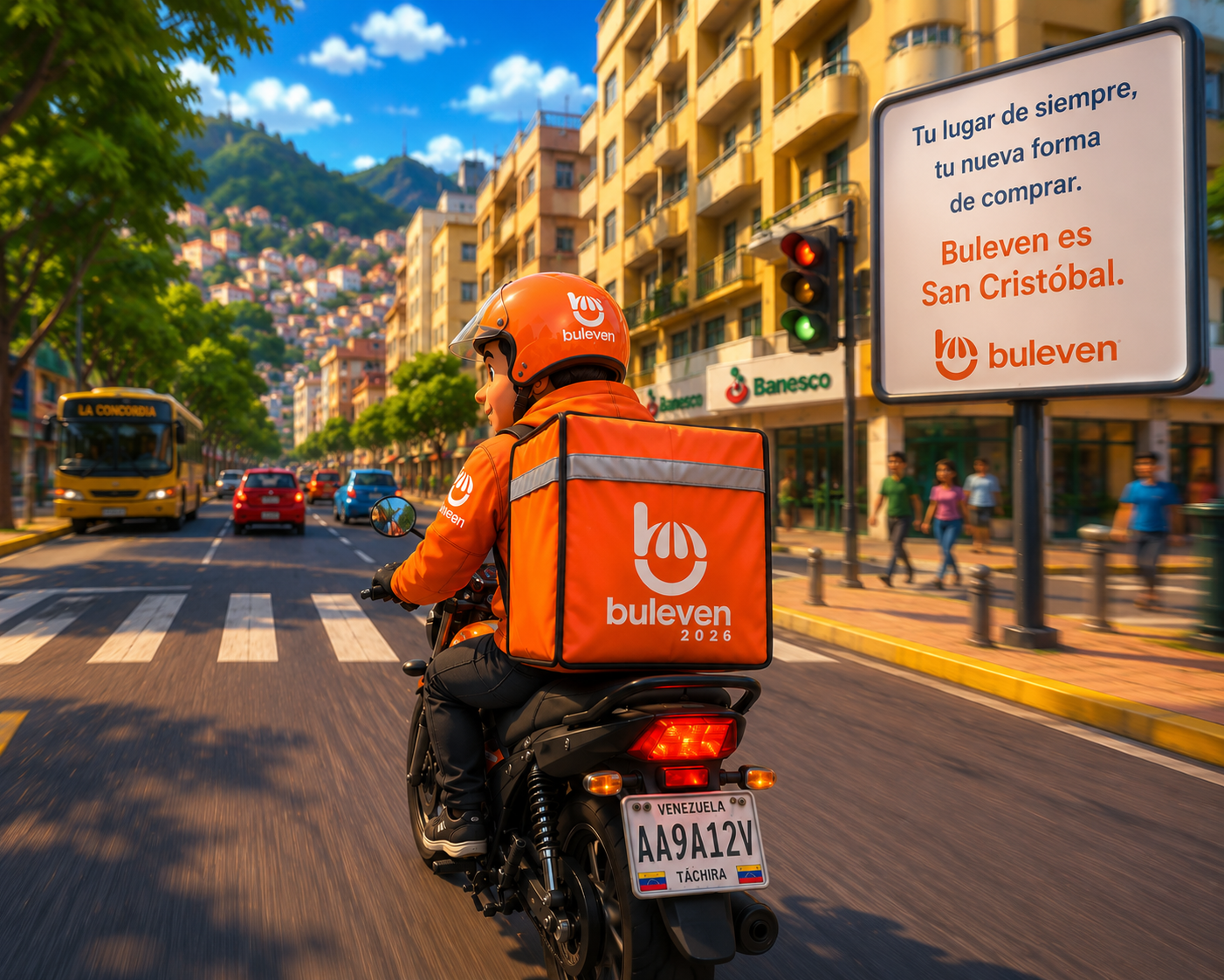 Repartidor de Buleven en San Cristóbal